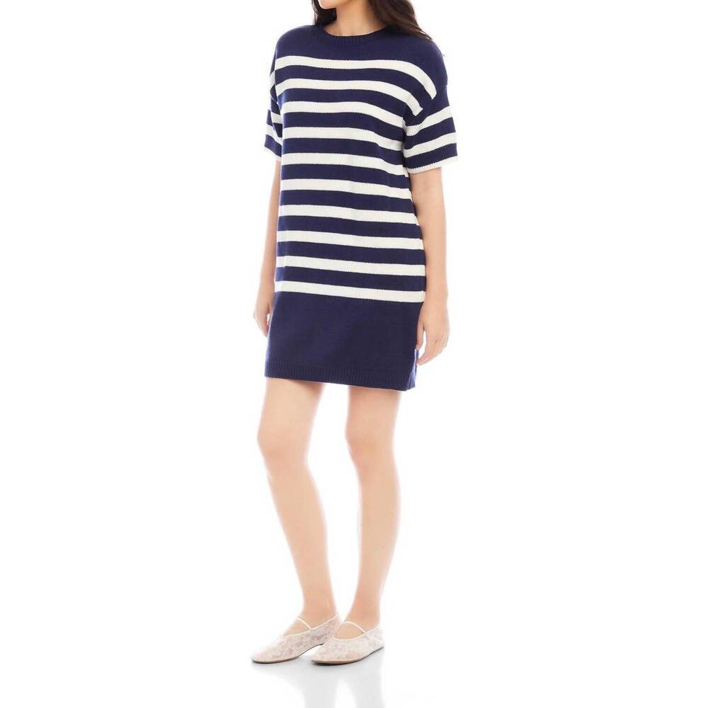 NEW FIFTEEN TWENTY georgette mini dress in stripe - Picture 4 of 5